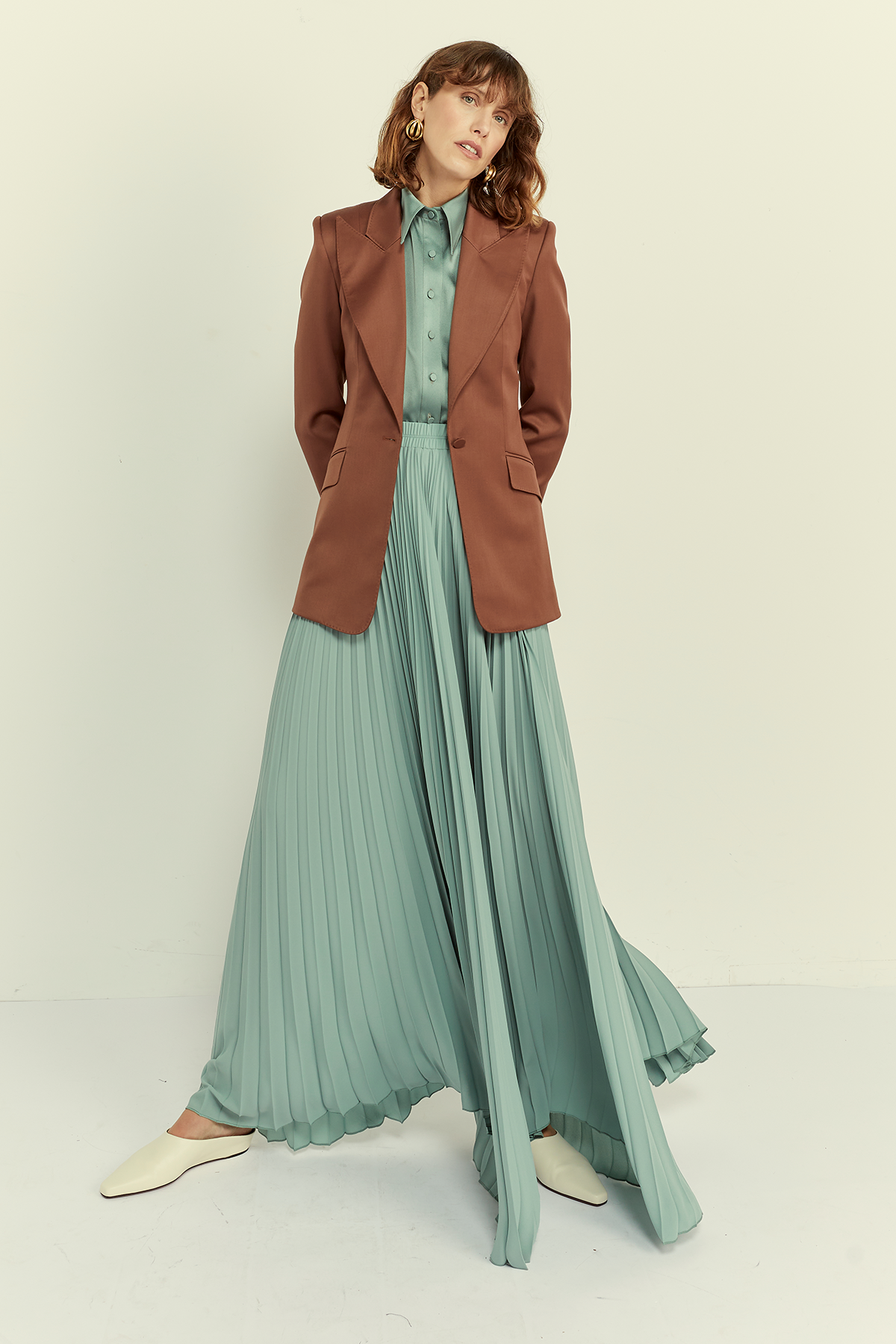 PLEATED SKIRT